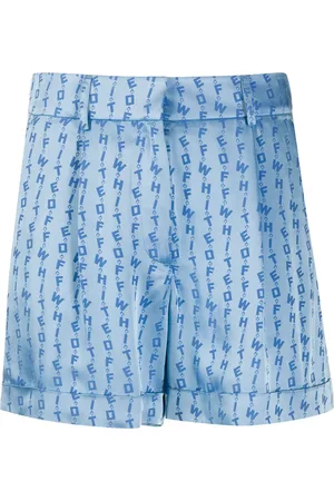 OFF-WHITE Jacquard logo shorts