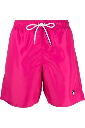 YES I AM Drawstring-waist swim shorts