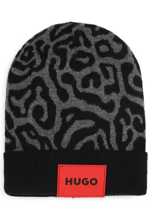 HUGO BOSS Logo-appliqu?? beanie