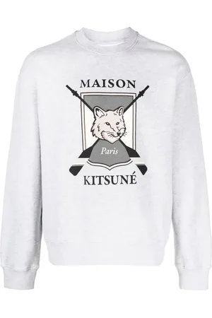 Maison Kitsuné Logo-print cotton sweatshirt