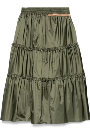 Kolor Tiered midi skirt