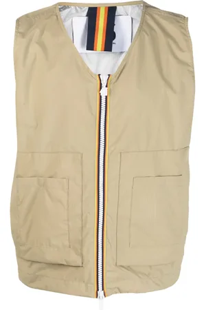 K-Way V-neck zip-up gilet