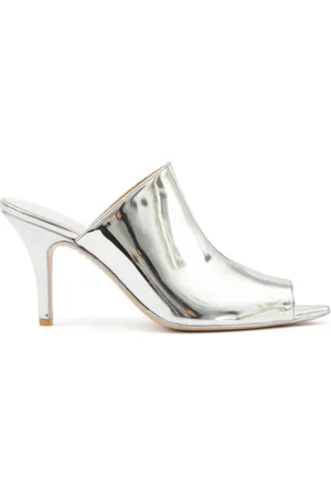 Maison Margiela Metallic-effect mules