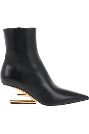 Fendi 90mm leather boots