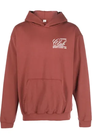 Sporty & Rich Graphic-print cotton hoodie