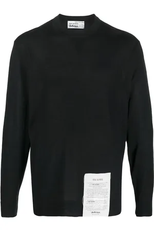 BALLANTYNE Logo patch cashmere jumper