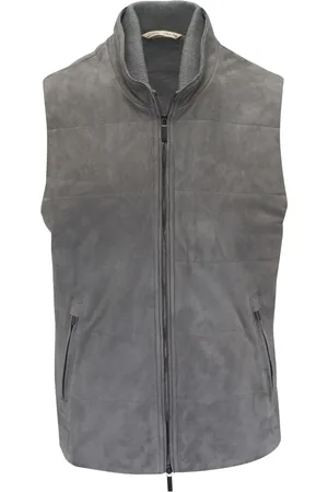 MAURIZIO BALDASSARI Suede waistcoat