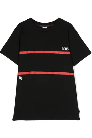 GCDS Chest logo-print detail T-shirt