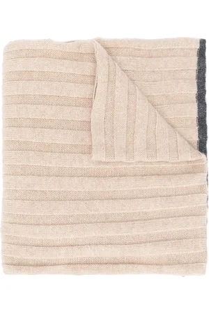 Brunello Cucinelli Cashmere ribbed scarf