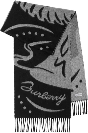 Burberry Mirrored Horse cashmere scarf