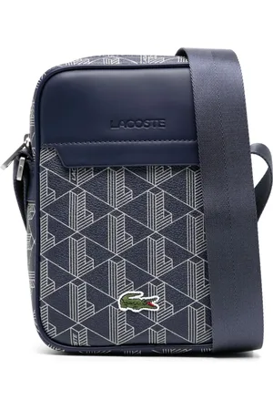 Lacoste The Blend logo-patch messenger bag