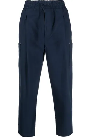 Drôle de Monsieur Tapered cropped trousers