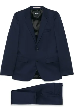 HUGO BOSS Micro-pattern virgn wool suit