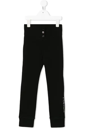 Givenchy Front button logo band trousers