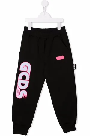 GCDS Logo-embroidered track pants