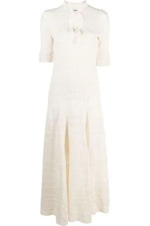 Zadig & Voltaire Memphis pointelle-knit maxi dress