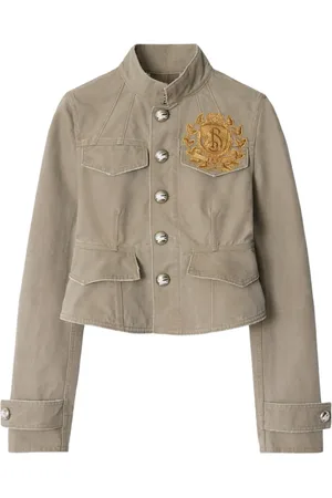 Burberry B Crest cotton jacket