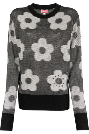 Kenzo Flower Spot-jacquard cotton jumper