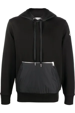 Moncler Panelled cotton hoodie