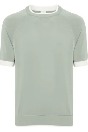 ELEVENTY Layered-effect knitted top