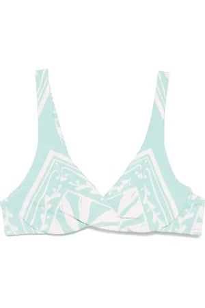 Twin-Set Printed bikini top