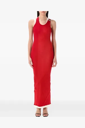 Jean Paul Gaultier Ribbed cotton dress