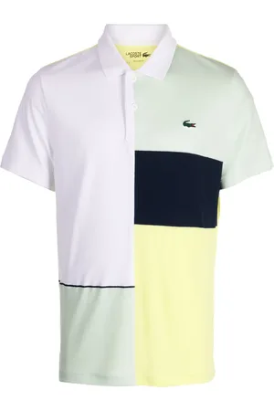Lacoste Logo-appliqu?? colour-block polo shirt