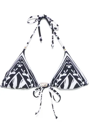 Twin-Set Printed bikini top