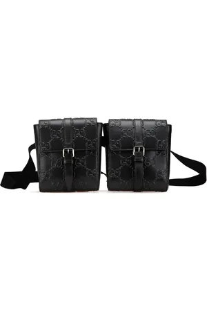 Gucci 2016-present GG Embossed Perforated Double belt bag