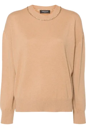 Fabiana Filippi Sequin embellished virgin wool blend jumper