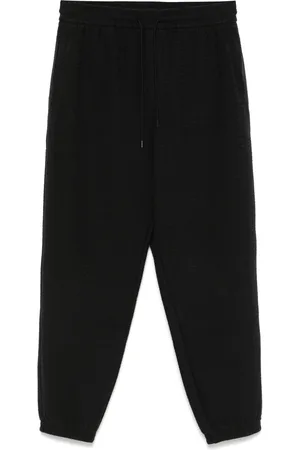 Emporio Armani Logo-jacquard track pants