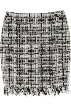 CHANEL 1986-1988 tweed mini skirt