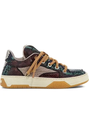Roberto Cavalli Snakeskin-print sneakers