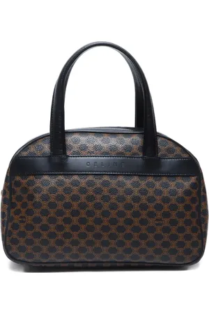 Céline 2010s Macadam-patterned handbag