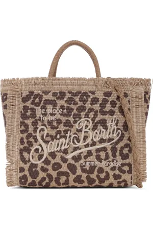 MC2 SAINT BARTH Logo-embroidered beach bag