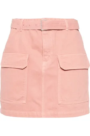 Maison Kitsuné Belted utility mini skirt