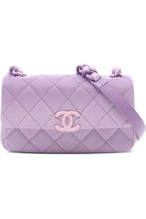 CHANEL 2021 small diamond-quilted shoulder bag