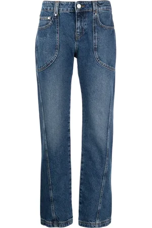 Trussardi Mid-rise straight-leg jeans