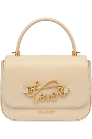 Moschino Logo plaque shoulder bag