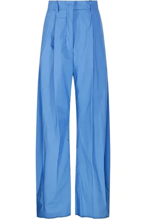 Thelatest Cotton straight-leg trousers