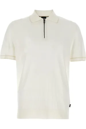 HUGO BOSS Jiovanotto zip-up short-sleeve polo shirt