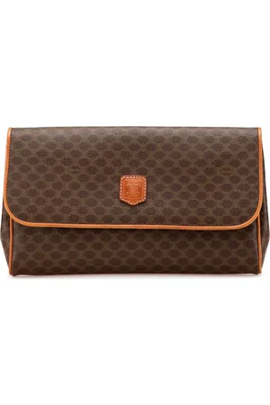Céline 1991 Macadam Coated Canvas clutch bag