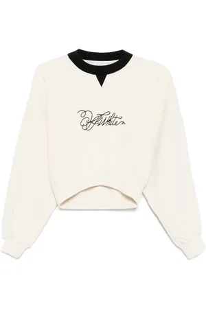OFF-WHITE Logo-embroidered sweatshirt