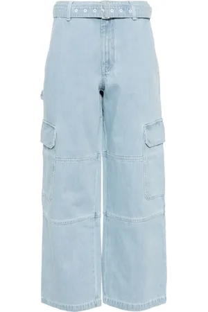 Maison Kitsuné Belted utilty jeans