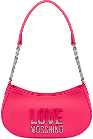 Moschino Gradient-logo plaque shoulder bag