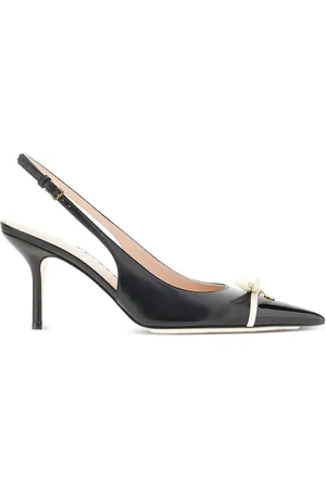 VALENTINO GARAVANI Bow-detail slingback pumps