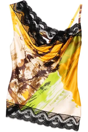MONSE Lace-trim top
