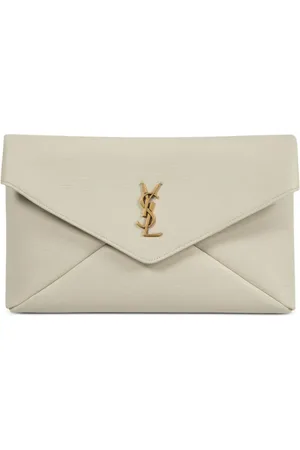 Saint Laurent Busta leather clutch bag