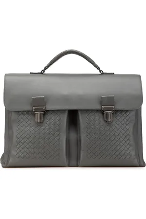 Bottega Veneta 2012-2024 Leather Intrecciato Briefcase business bag