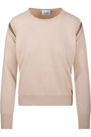 NUDE Striped-detail sweater